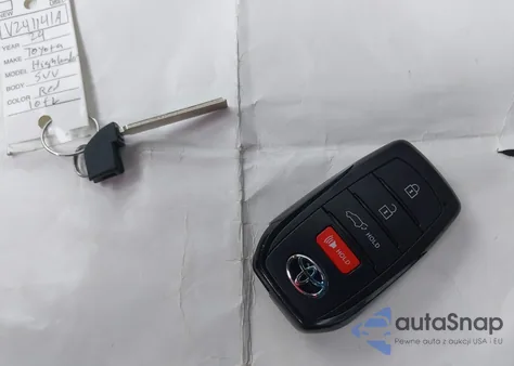 2024 Toyota Highlander Platinum from USA, damaged, VIN 5TDKDRBH3RS544295